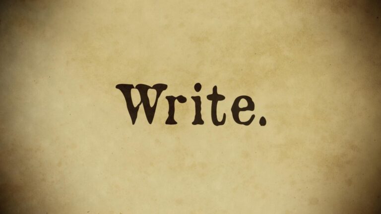 Keep Writing!